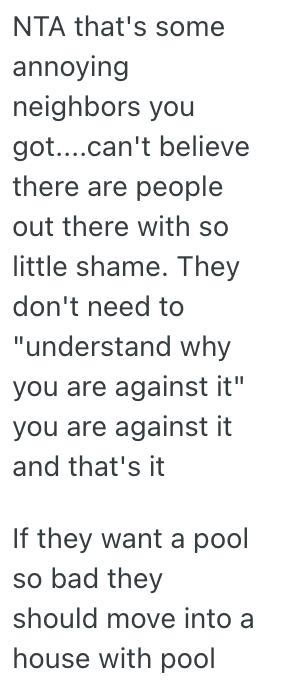 Screenshot 2025 07 11 at 4.06.23 PM Their Neighbors Expect To Be Able to Use Their Pool, But They Told Them Thats Not Going To Happen